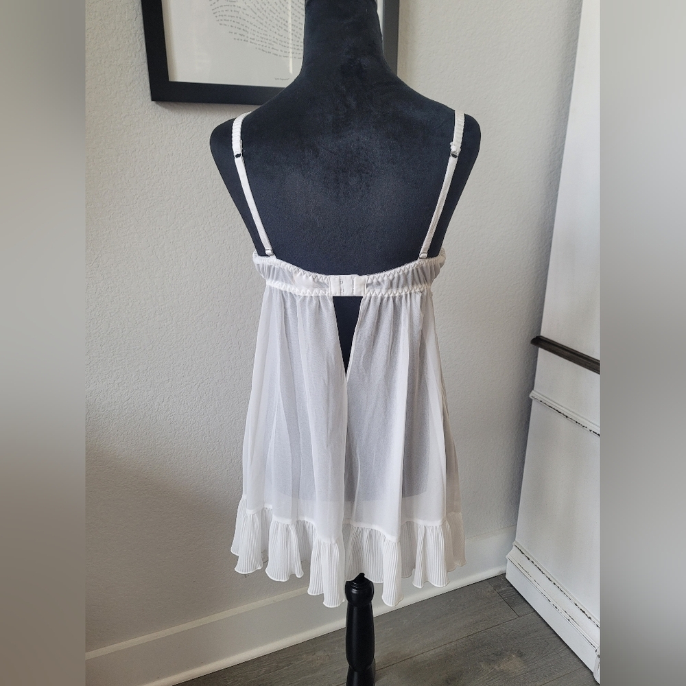 Cinema Etoile Babydol And Robe Set - White - Picture 3 of 9